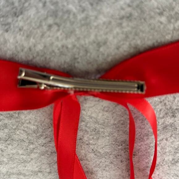 SHASHI REVOLVE NWOT The Girlie Bow Satin Red Preppy Cottagecore Fairycoree - Picture 4 of 4